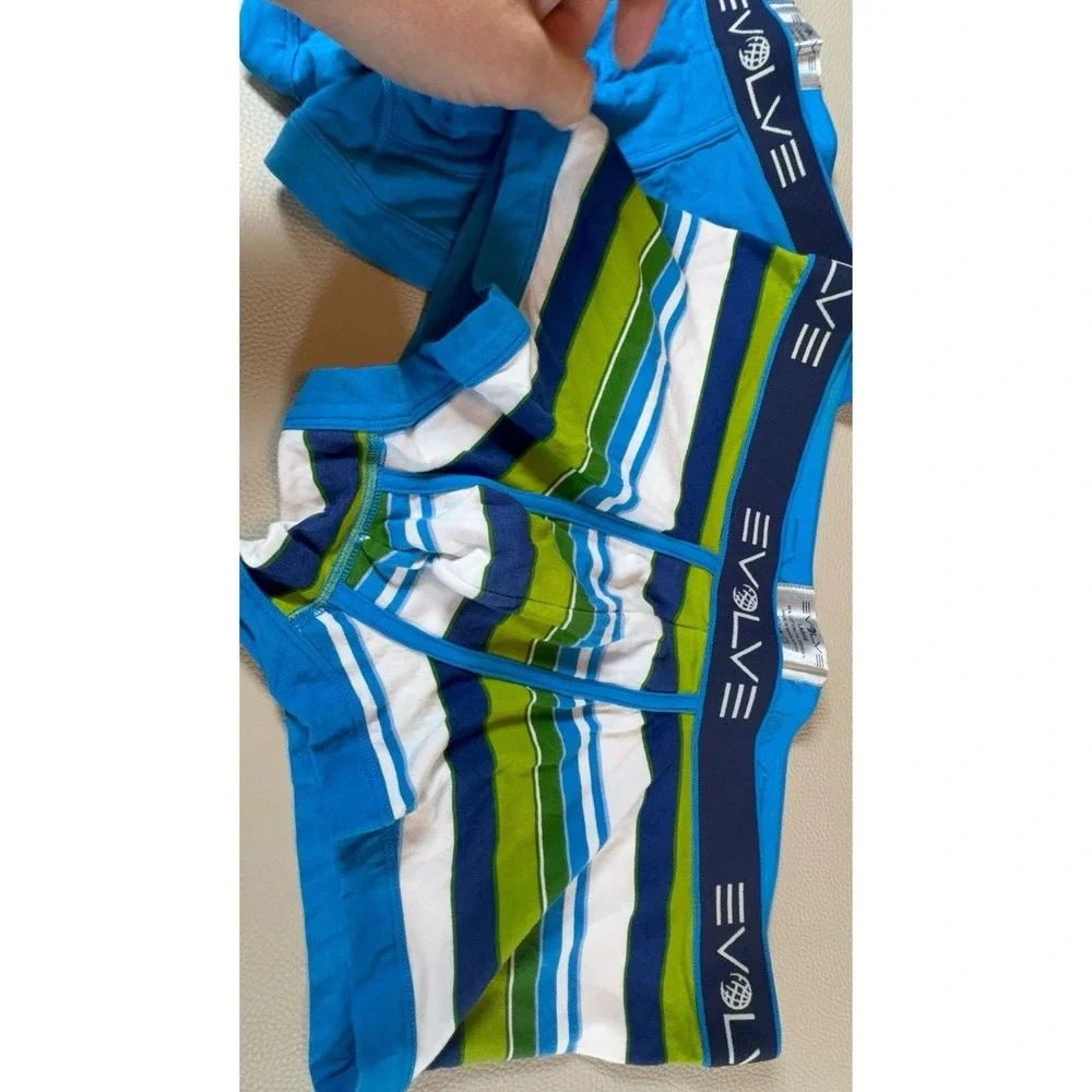 Two pairs men's size LARGE Evolve boxer briefs underwear. Like new if not NWOT.